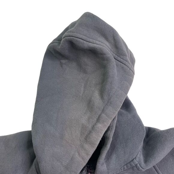 Vintage Burton Graphic Zip Up Grey Hoodie - Picture 4 of 8
